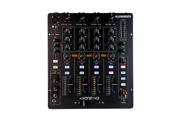 PROFESSIONAL 4 CH DJ MIXER WITH USB 4 DUAL STEREO CH (CH 1 & 4 HAVE PHONO INPUTS OR TRS LINE INPUT)
